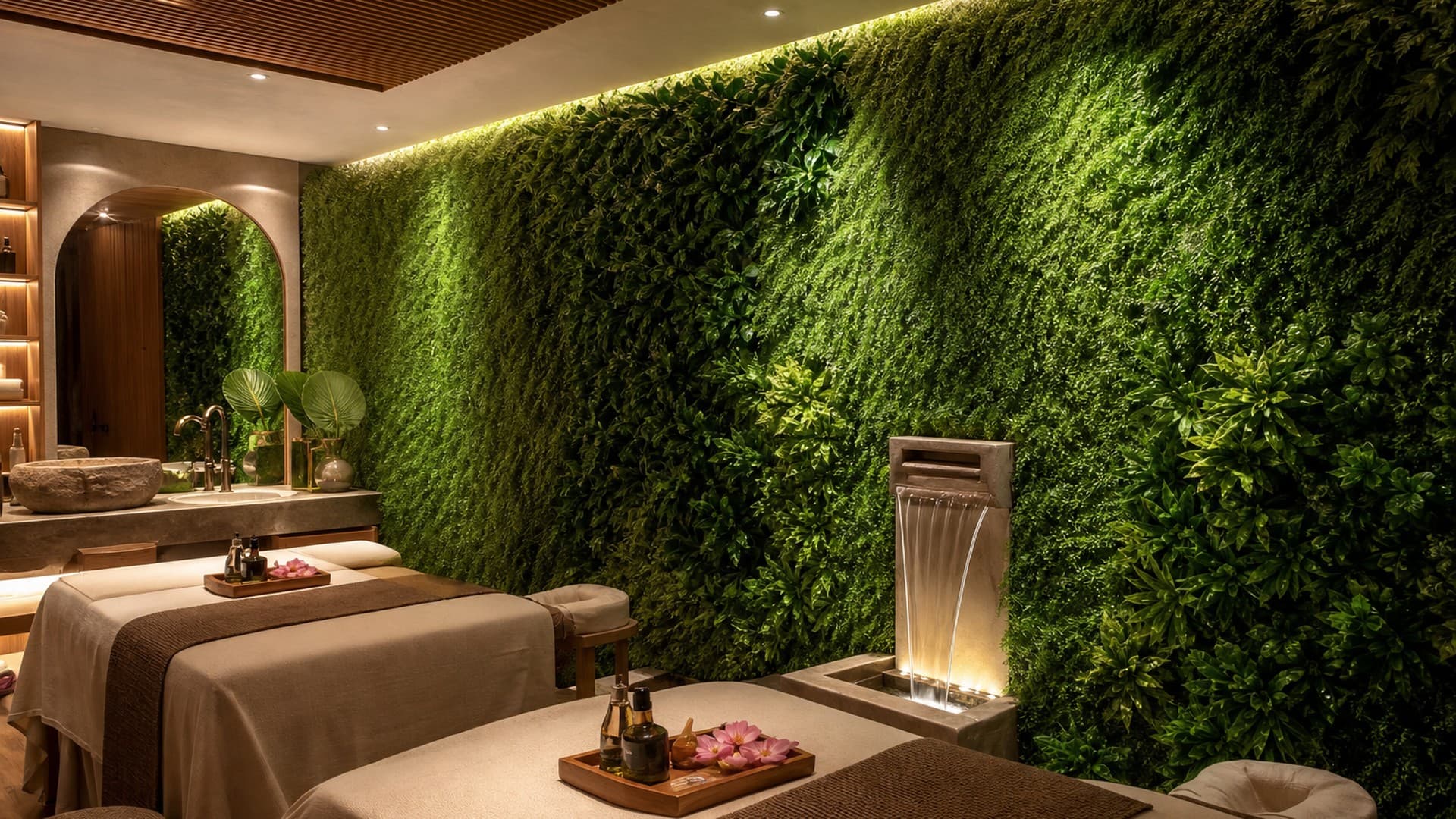 Tường cỏ Verdant Spa