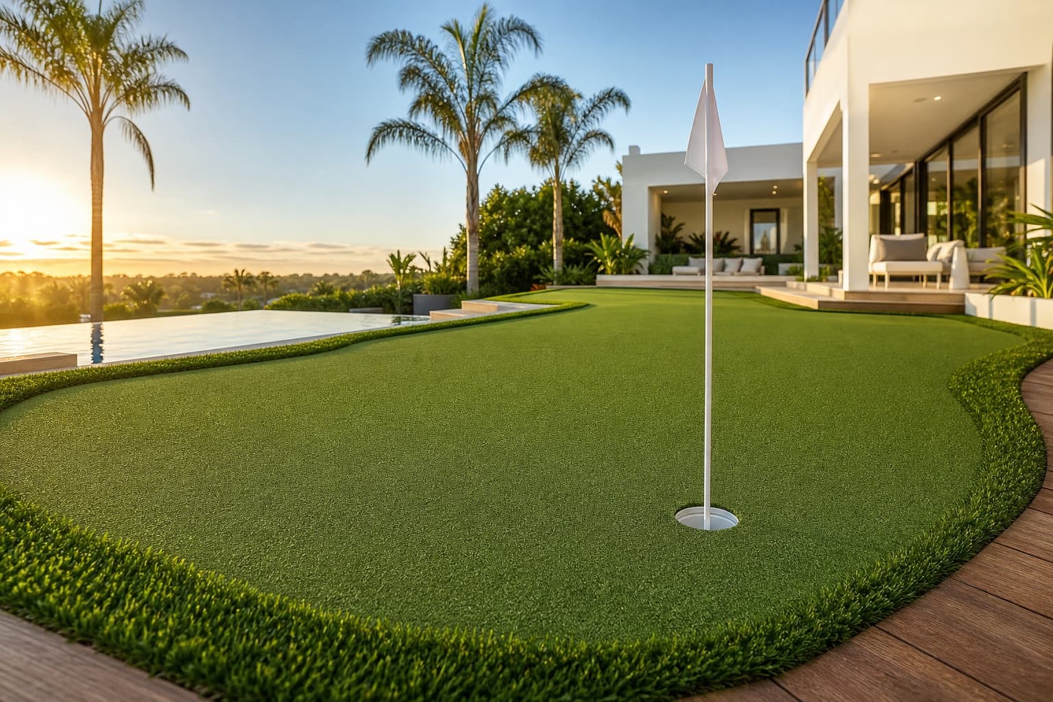 Putting Green Villa Solara